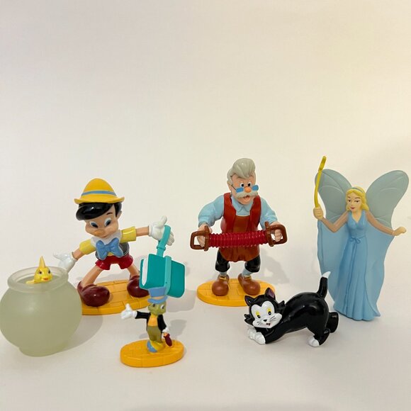 Vintage Disney Pinocchio Applause Playset Starter Set - Picture 1 of 15